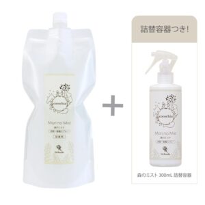 りせらのしずく / cocochia 森のミスト<消臭・除菌スプレー>1L詰替え用(詰替容器つき) / 1000mL 詰替用